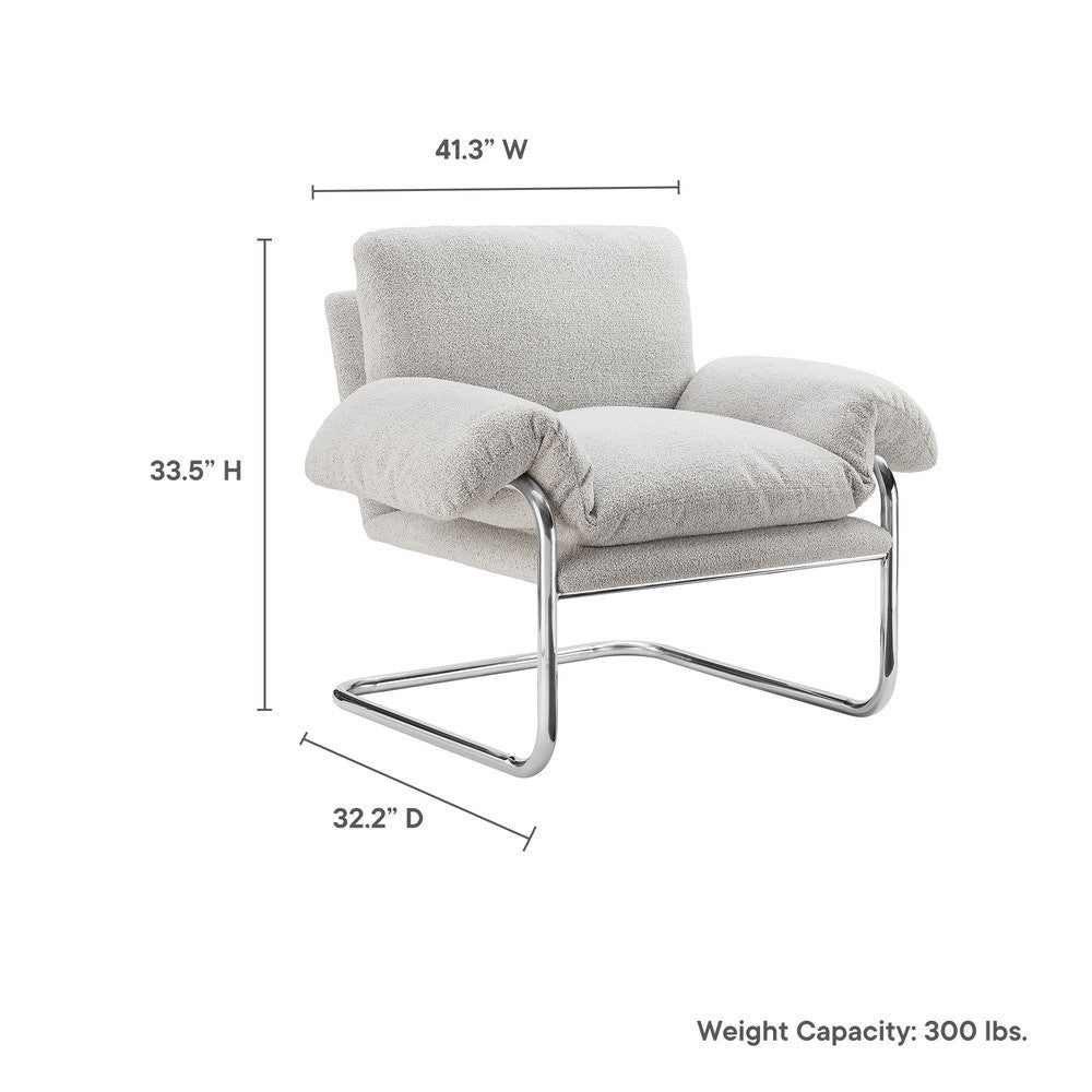 Modway Ansel Boucle Fabric Accent Chair by Modway-EEI-7180