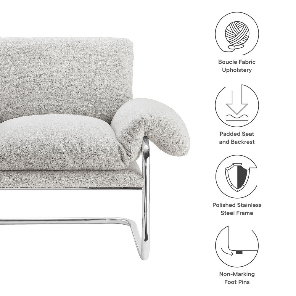 Modway Ansel Boucle Fabric Accent Chair by Modway-EEI-7180