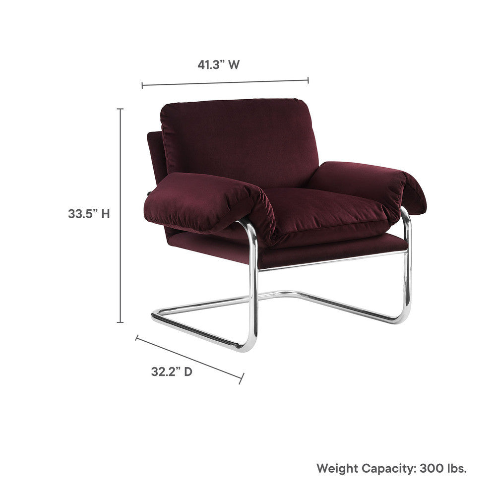 Modway Ansel Performance Velvet Accent Chair by Modway-EEI-7181