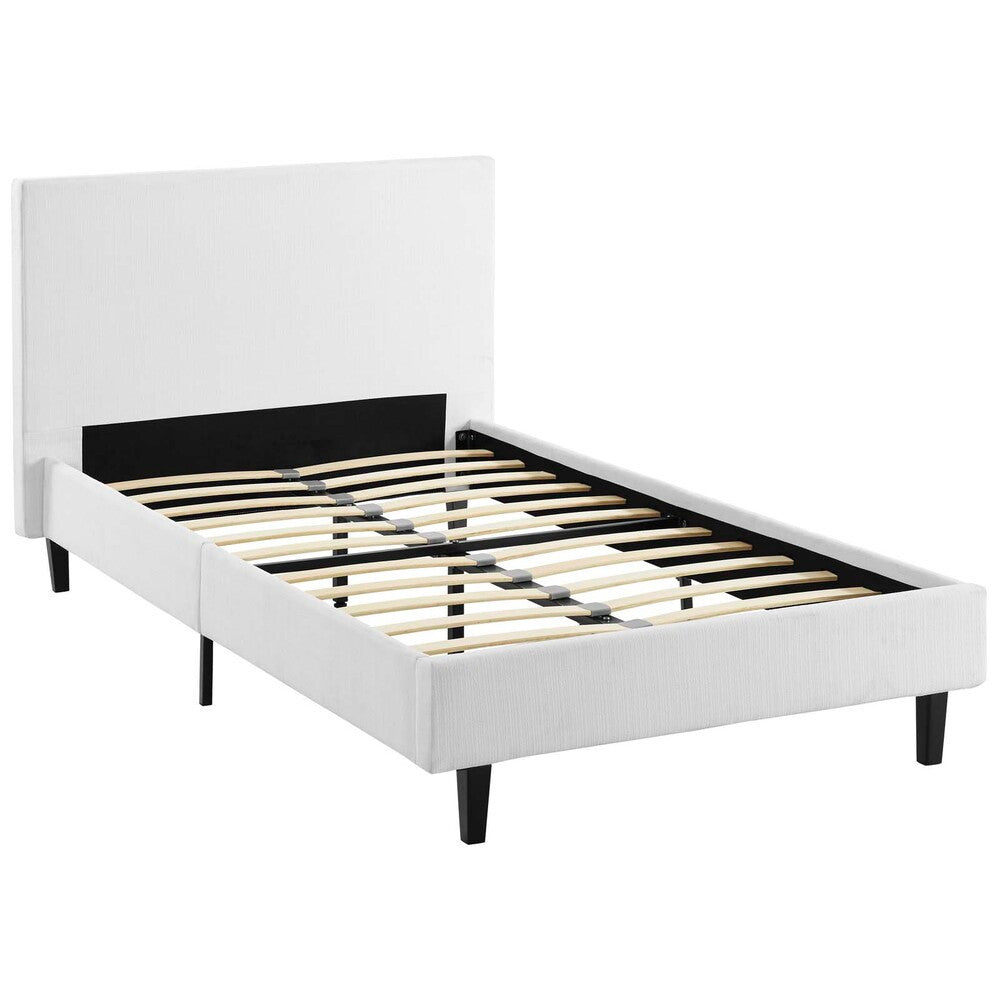 Modway Anya Fabric Twin Bed by Modway-MOD-5416-WHI