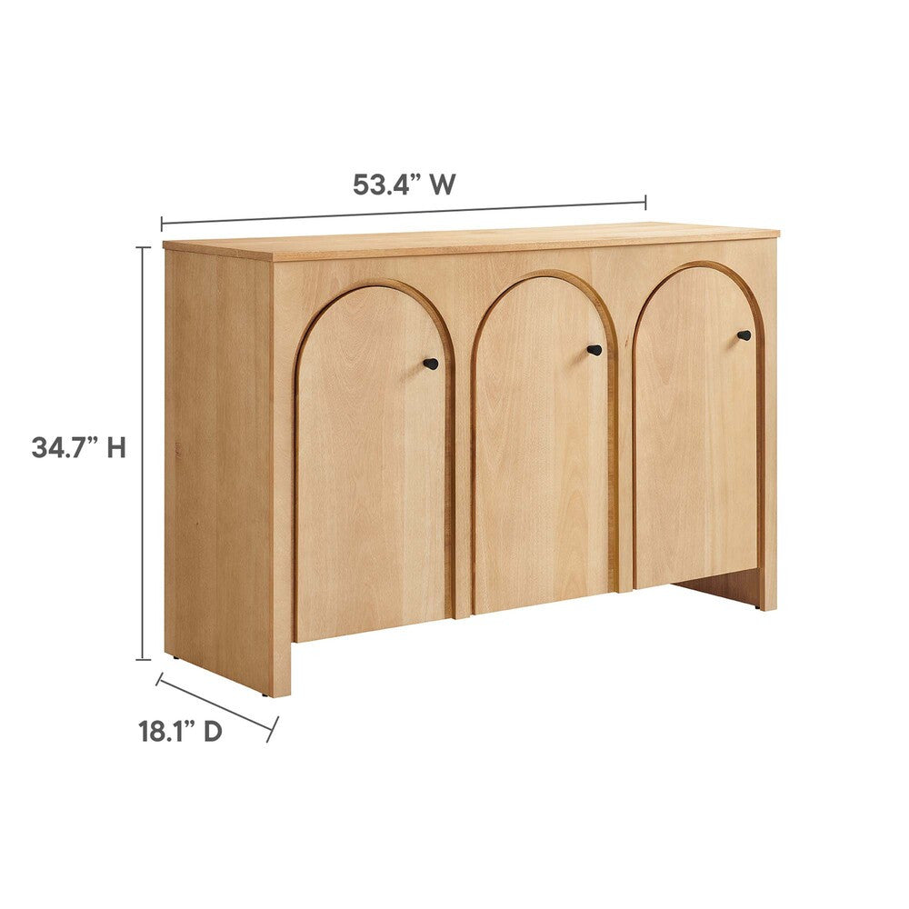 EEI-6536 Appia 3-Door Arched Door Sideboard Storage Cabinet by Modway