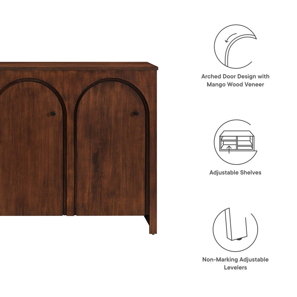 EEI-6536 Appia 3-Door Arched Door Sideboard Storage Cabinet by Modway