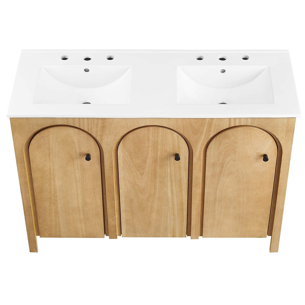 EEI-6792 Appia 48" Double Sink Bathroom Vanity by Modway
