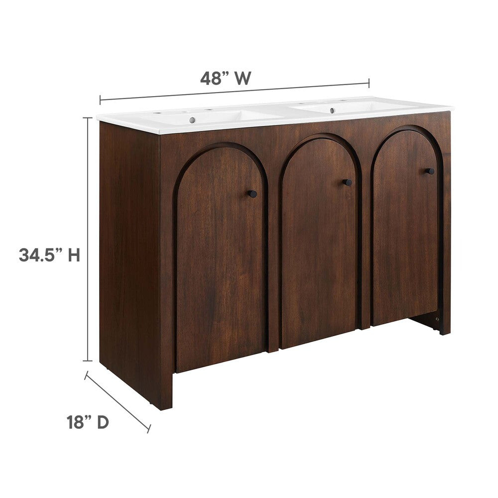 EEI-6792 Appia 48" Double Sink Bathroom Vanity by Modway