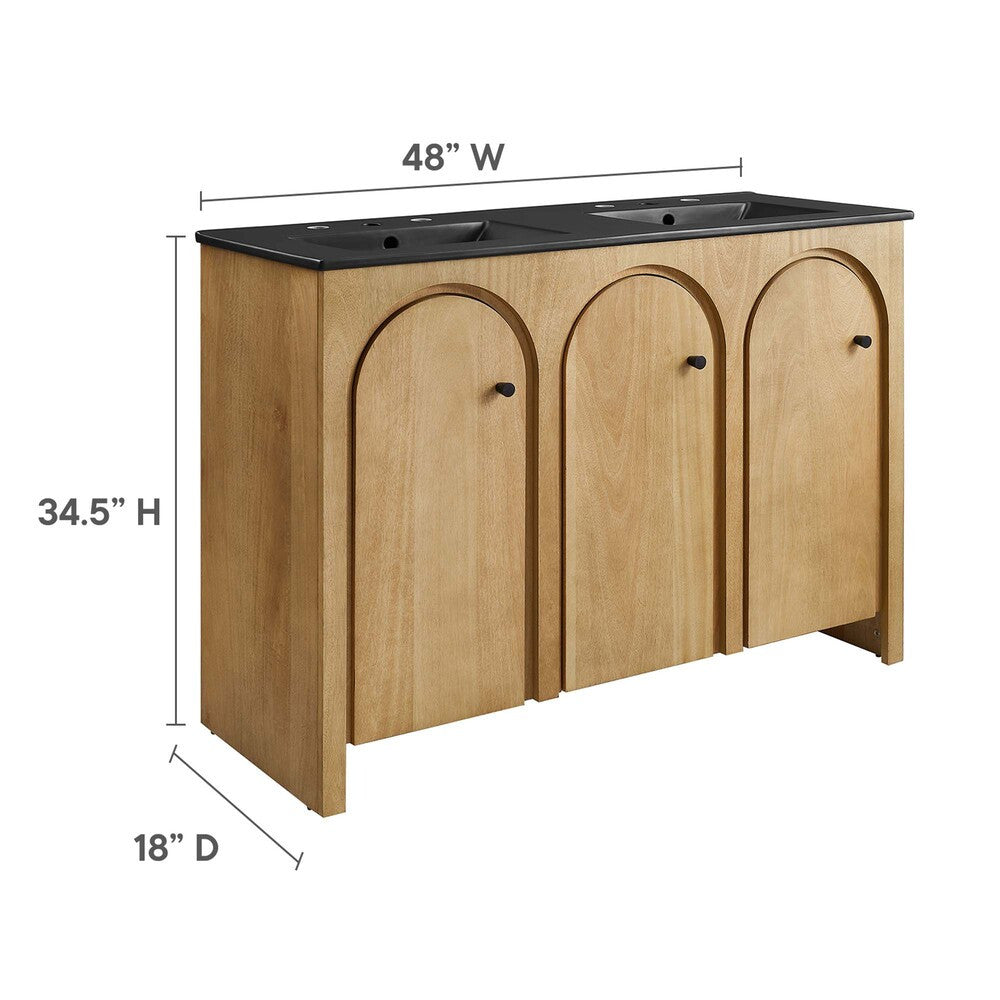 EEI-6793 Appia 48" Double Sink Bathroom Vanity by Modway