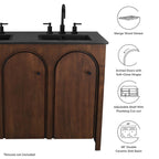 EEI-6793 Appia 48" Double Sink Bathroom Vanity by Modway