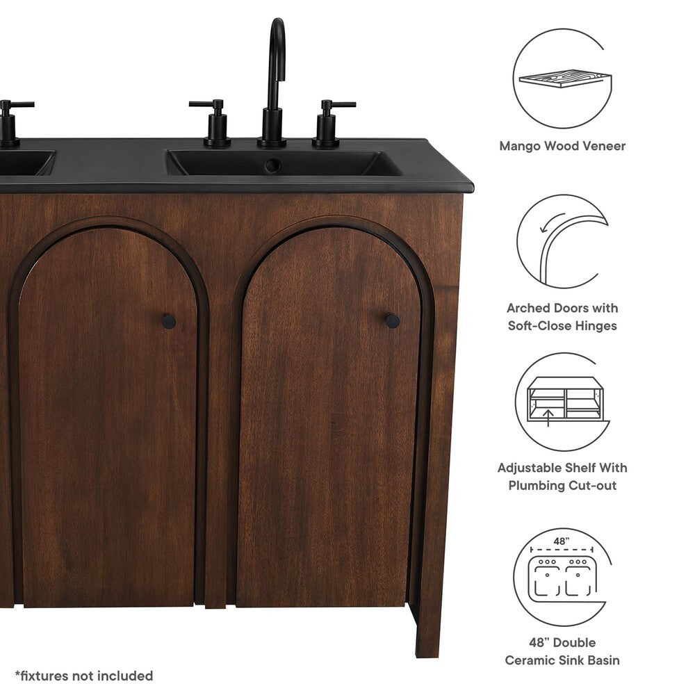 EEI-6793 Appia 48" Double Sink Bathroom Vanity by Modway