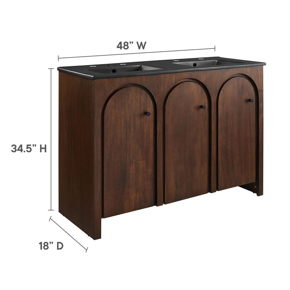 EEI-6793 Appia 48" Double Sink Bathroom Vanity by Modway