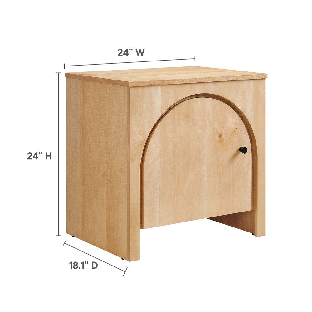 MOD-7109 Appia Arched Door Nightstand by Modway