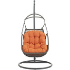 EEI-2279 Arbor Outdoor Patio Wood Swing Chair by Modway