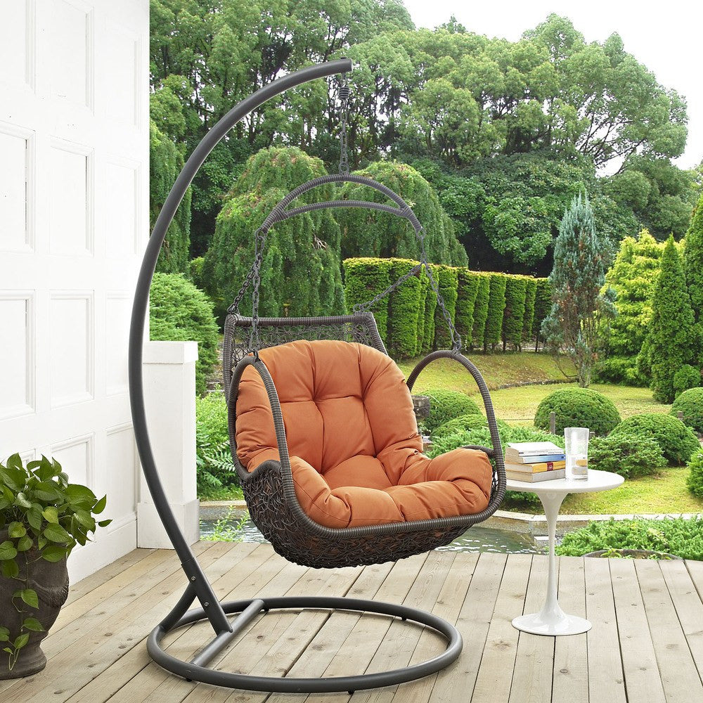 EEI-2279 Arbor Outdoor Patio Wood Swing Chair by Modway