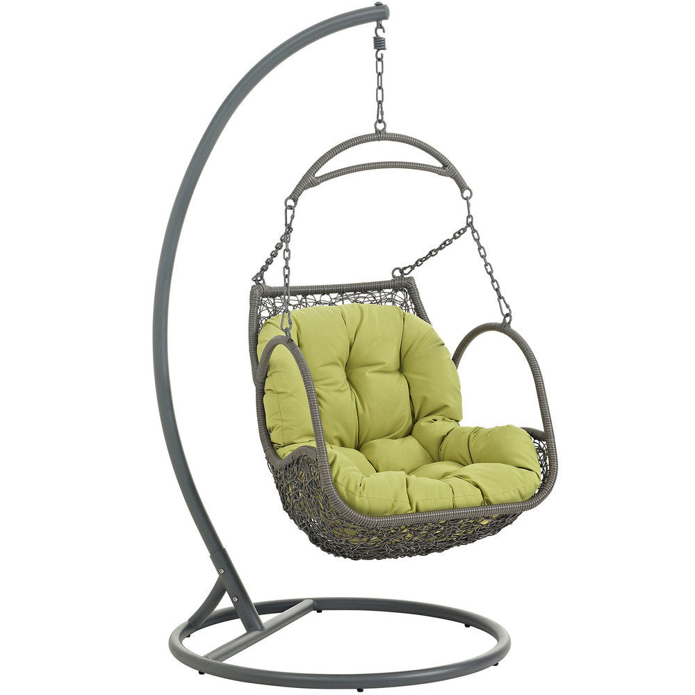EEI-2279 Arbor Outdoor Patio Wood Swing Chair by Modway