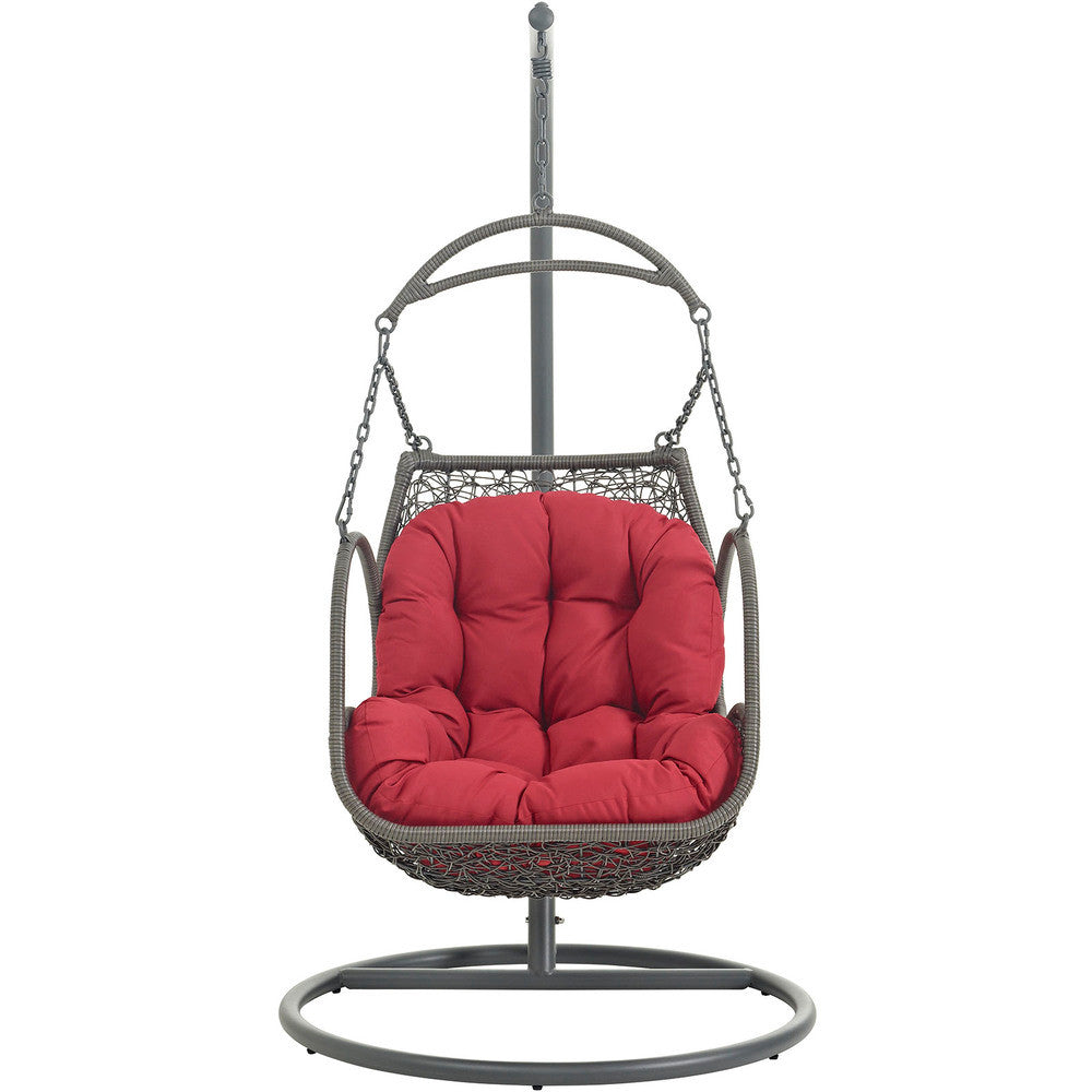 EEI-2279 Arbor Outdoor Patio Wood Swing Chair by Modway