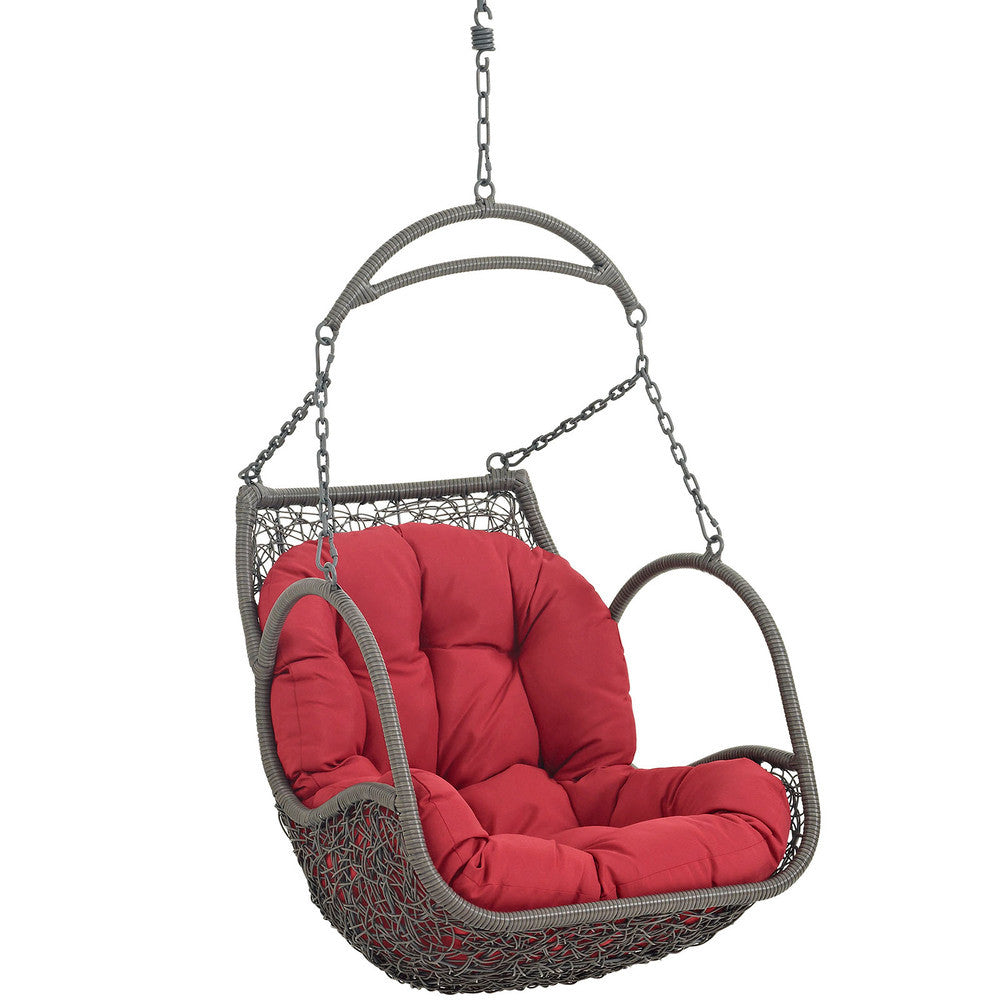EEI-2279 Arbor Outdoor Patio Wood Swing Chair by Modway