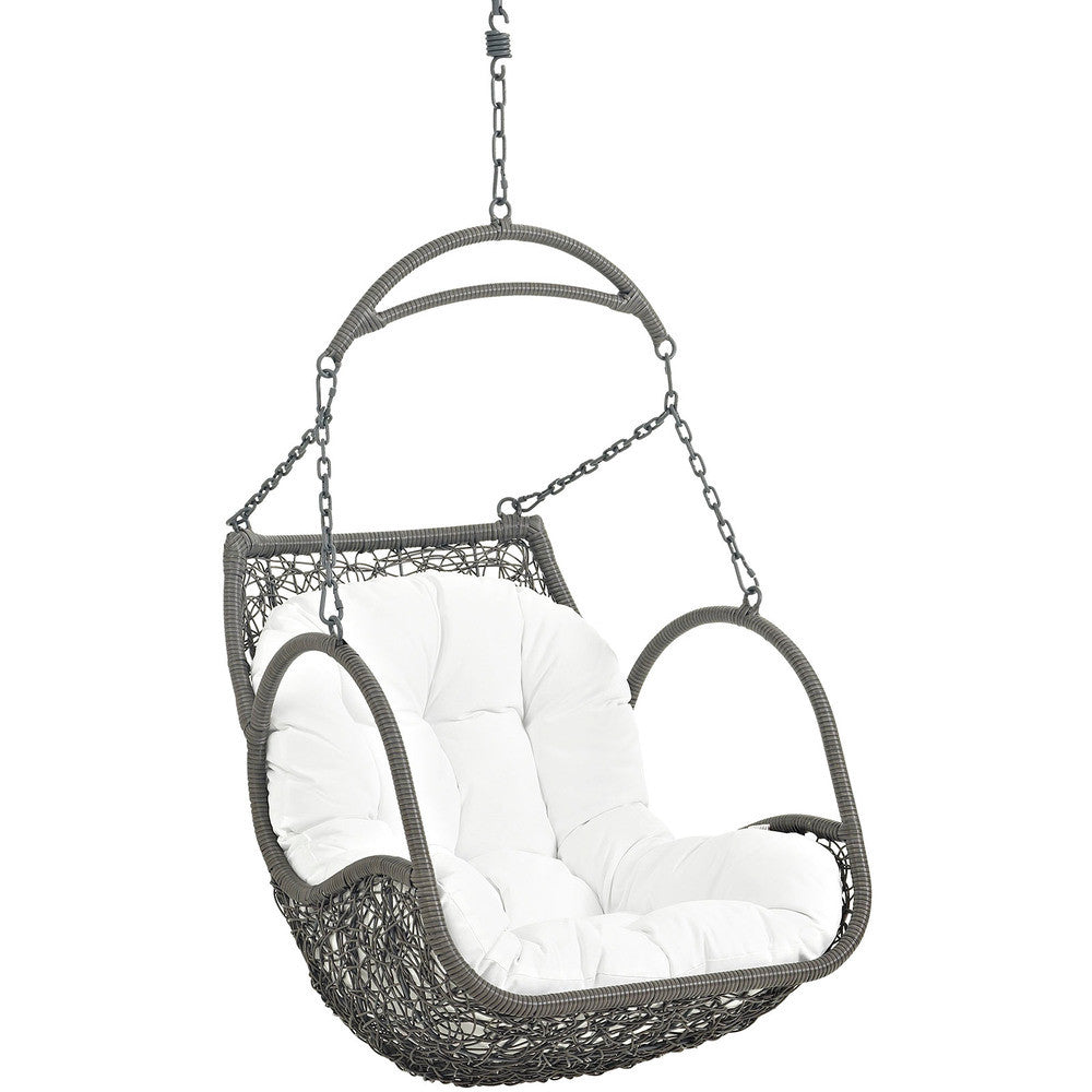 EEI-2279 Arbor Outdoor Patio Wood Swing Chair by Modway