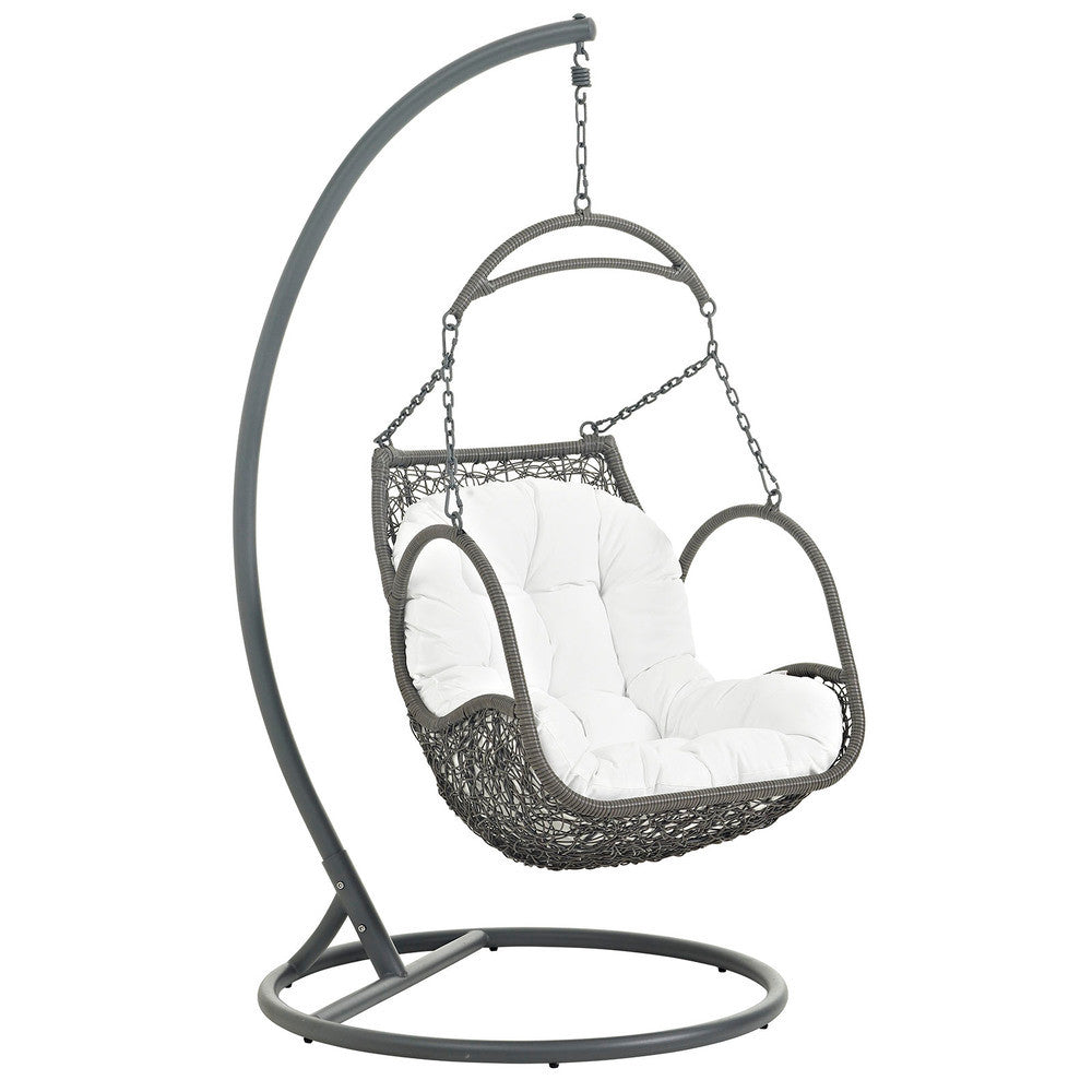 EEI-2279 Arbor Outdoor Patio Wood Swing Chair by Modway