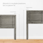 MOD-6221 Archie Wood Full Headboard by Modway