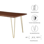 EEI-6059 Ardor 60" Live Edge Acacia Wood Acacia Wood Dining Table by Modway