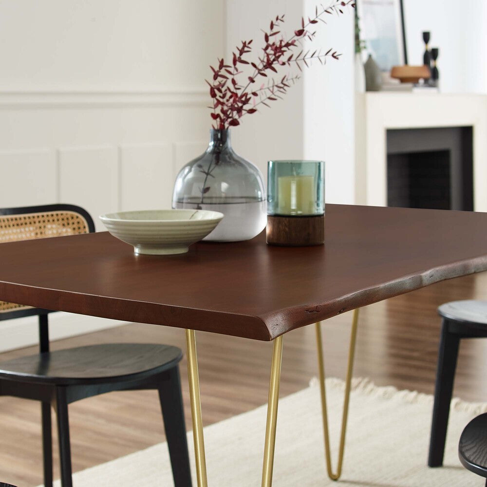 EEI-6059 Ardor 60" Live Edge Acacia Wood Acacia Wood Dining Table by Modway