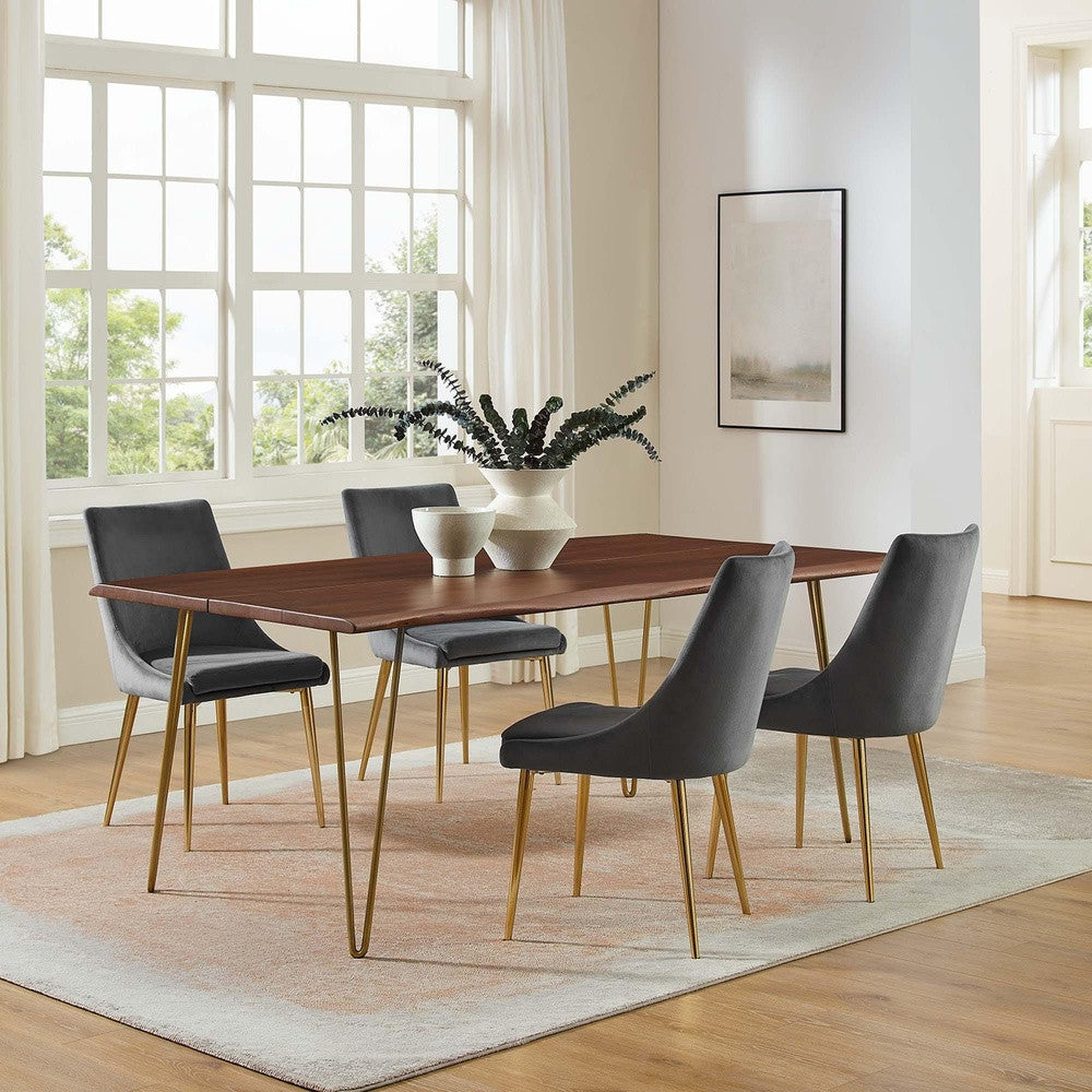 EEI-6070 Ardor 74" Live Edge Acacia Wood Acacia Wood Dining Table by Modway