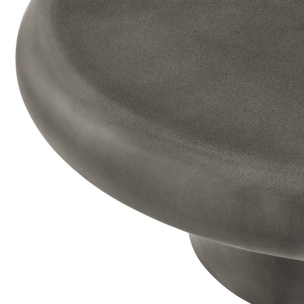 Modway Argos Indoor - Outdoor Patio Concrete Round Coffee Table by Modway-EEI-7092
