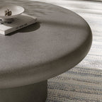 Modway Argos Indoor - Outdoor Patio Concrete Round Coffee Table by Modway-EEI-7092
