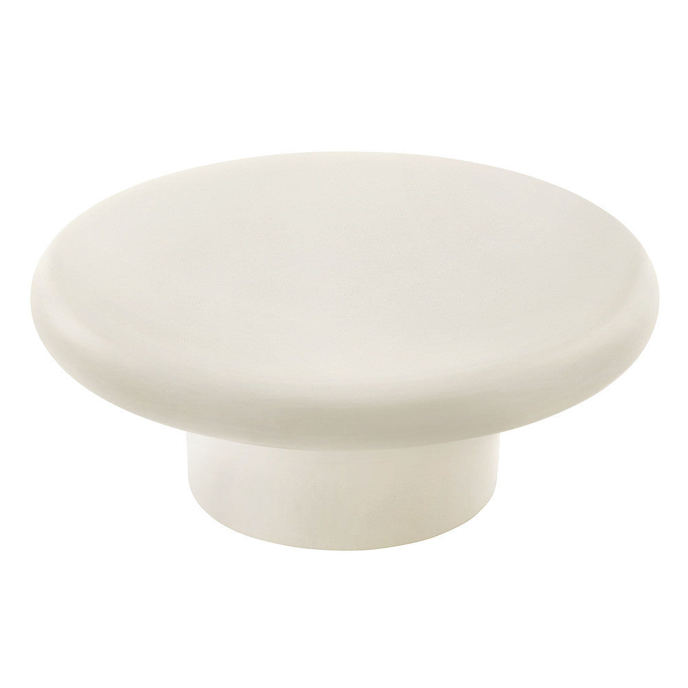 Modway Argos Indoor - Outdoor Patio Concrete Round Coffee Table by Modway-EEI-7092