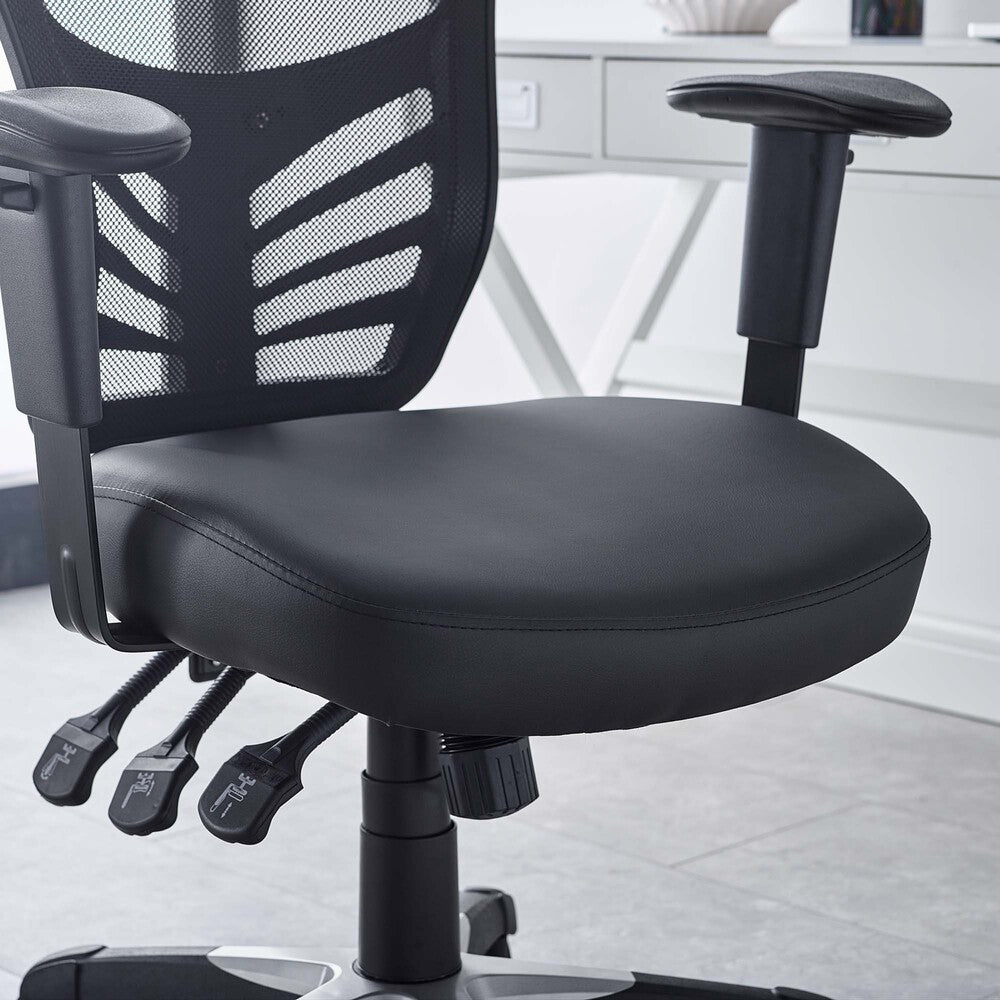 EEI-755-BLK Articulate Vinyl Office Chair by Modway