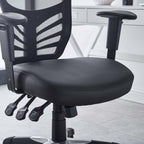 EEI-755-BLK Articulate Vinyl Office Chair by Modway