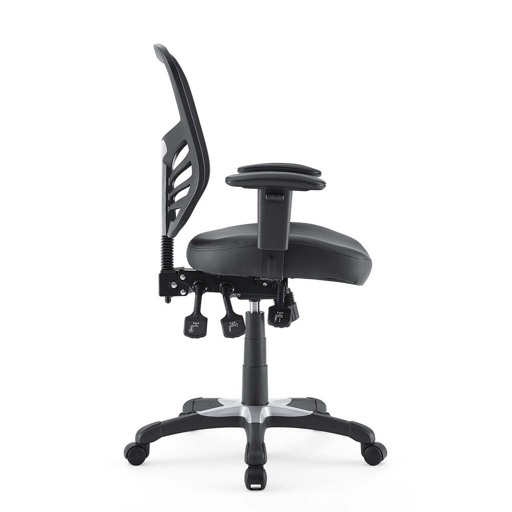 EEI-755-BLK Articulate Vinyl Office Chair by Modway