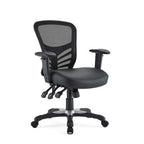 Modway EEI-755-BLK Articulate Vinyl Office Chair Black