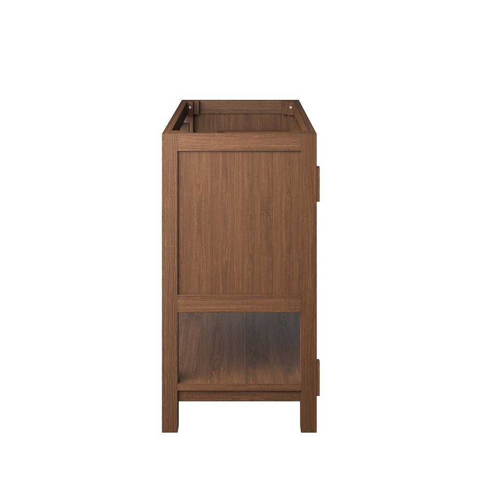 EEI-6404-WAL Ashlyn 36" Wood Bathroom Vanity Cabinet (Sink Basin Not Included) by Modway