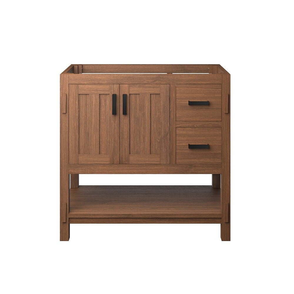 EEI-6404-WAL Ashlyn 36" Wood Bathroom Vanity Cabinet (Sink Basin Not Included) by Modway