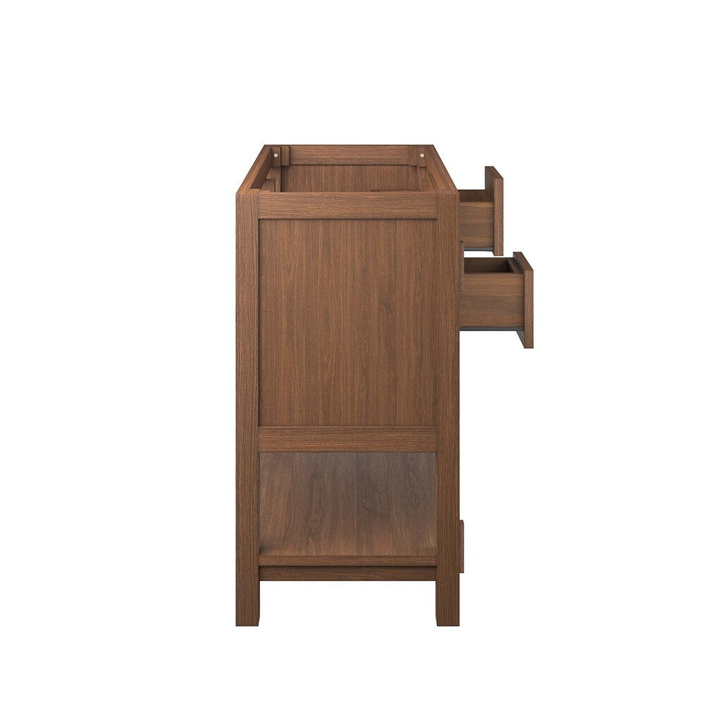 EEI-6404-WAL Ashlyn 36" Wood Bathroom Vanity Cabinet (Sink Basin Not Included) by Modway