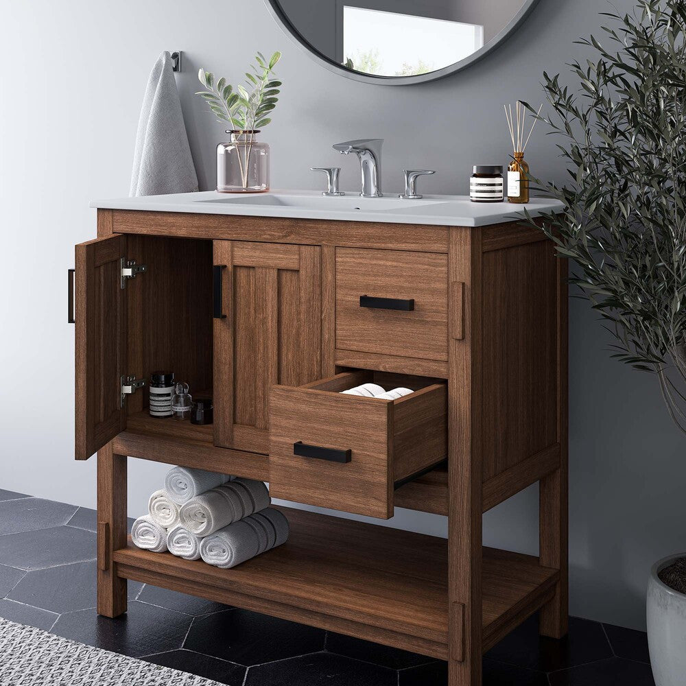 EEI-6535 Ashlyn 36" Wood Bathroom Vanity by Modway