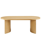 EEI-6911-OAK Aspect Oval Wood Coffee Table by Modway