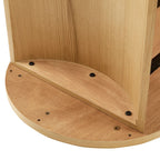 EEI-6911-OAK Aspect Oval Wood Coffee Table by Modway