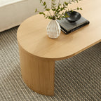 EEI-6911-OAK Aspect Oval Wood Coffee Table by Modway