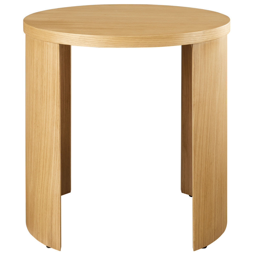 EEI-6913-OAK Aspect Round Wood End Table by Modway