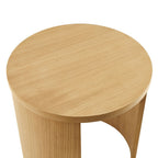 EEI-6913-OAK Aspect Round Wood End Table by Modway