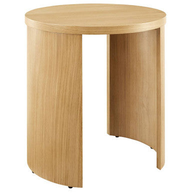Modway EEI-6913-OAK Aspect Round Wood End Table Oak
