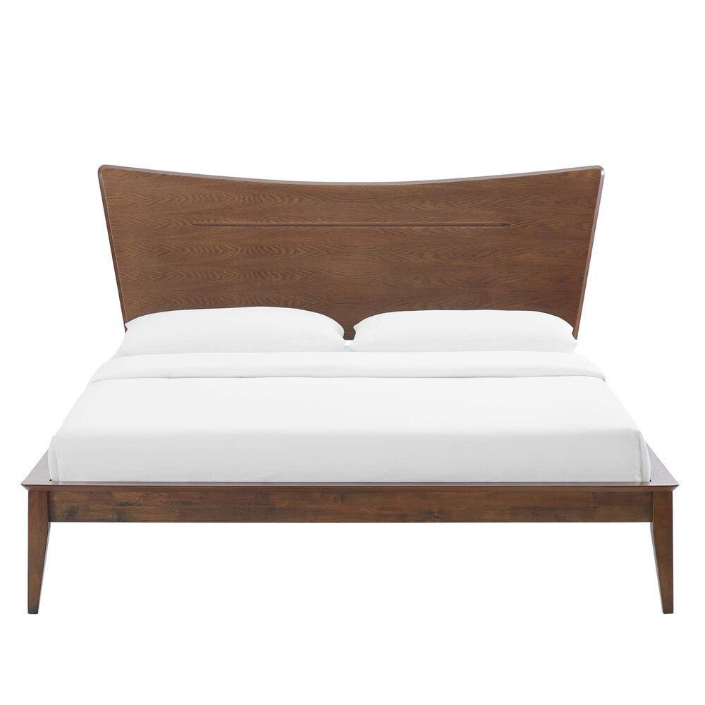 MOD-6251-WAL Astra Wood King Platform Bed by Modway