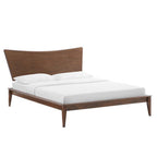 Modway MOD-6250-WAL Astra Wood Queen Platform Bed Walnut