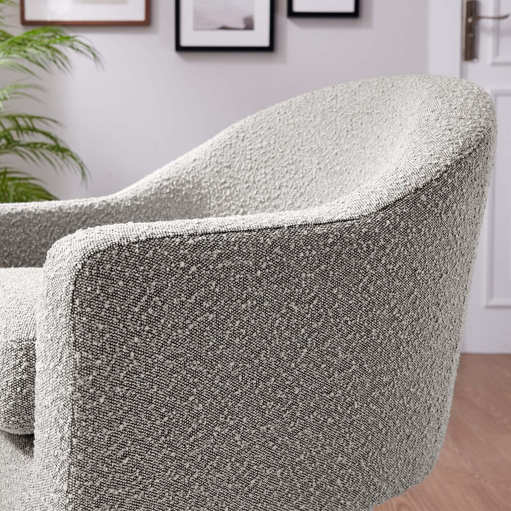 Modway Astral Boucle Fabric Swivel Chair by Modway-EEI-6359