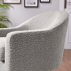 Modway Astral Boucle Fabric Swivel Chair by Modway-EEI-6359