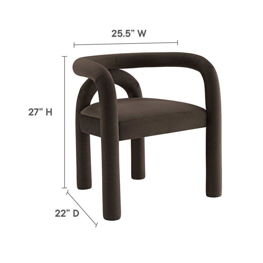 Modway Astrid Performance Velvet Dining Chair by Modway-EEI-7104