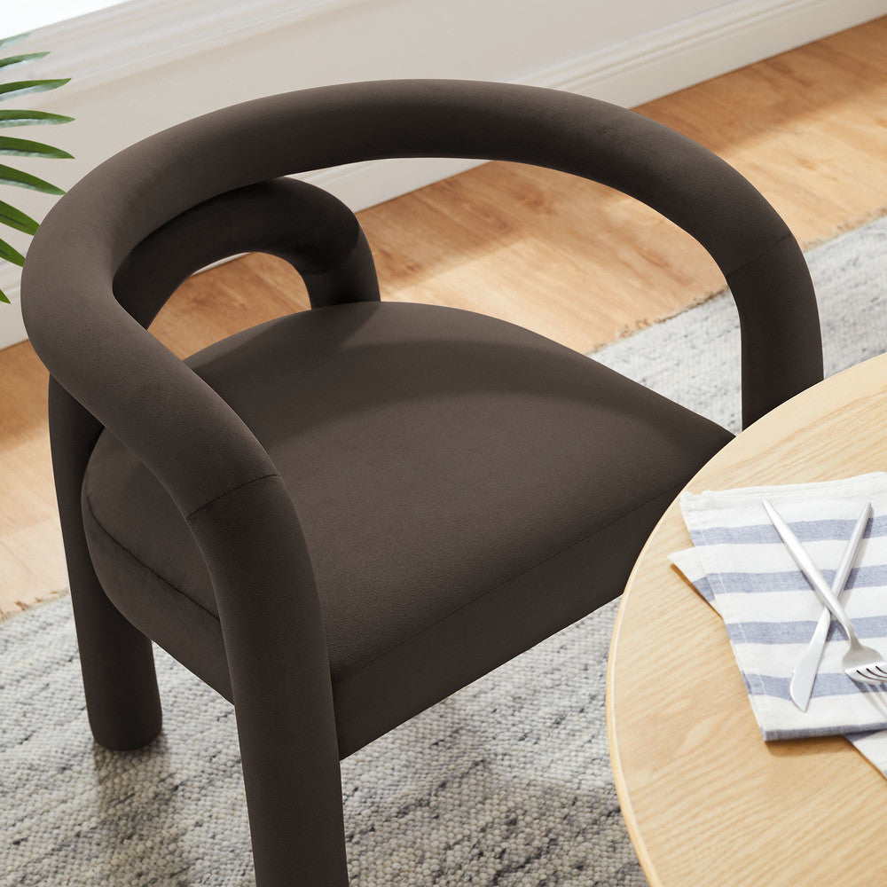 Modway Astrid Performance Velvet Dining Chair by Modway-EEI-7104