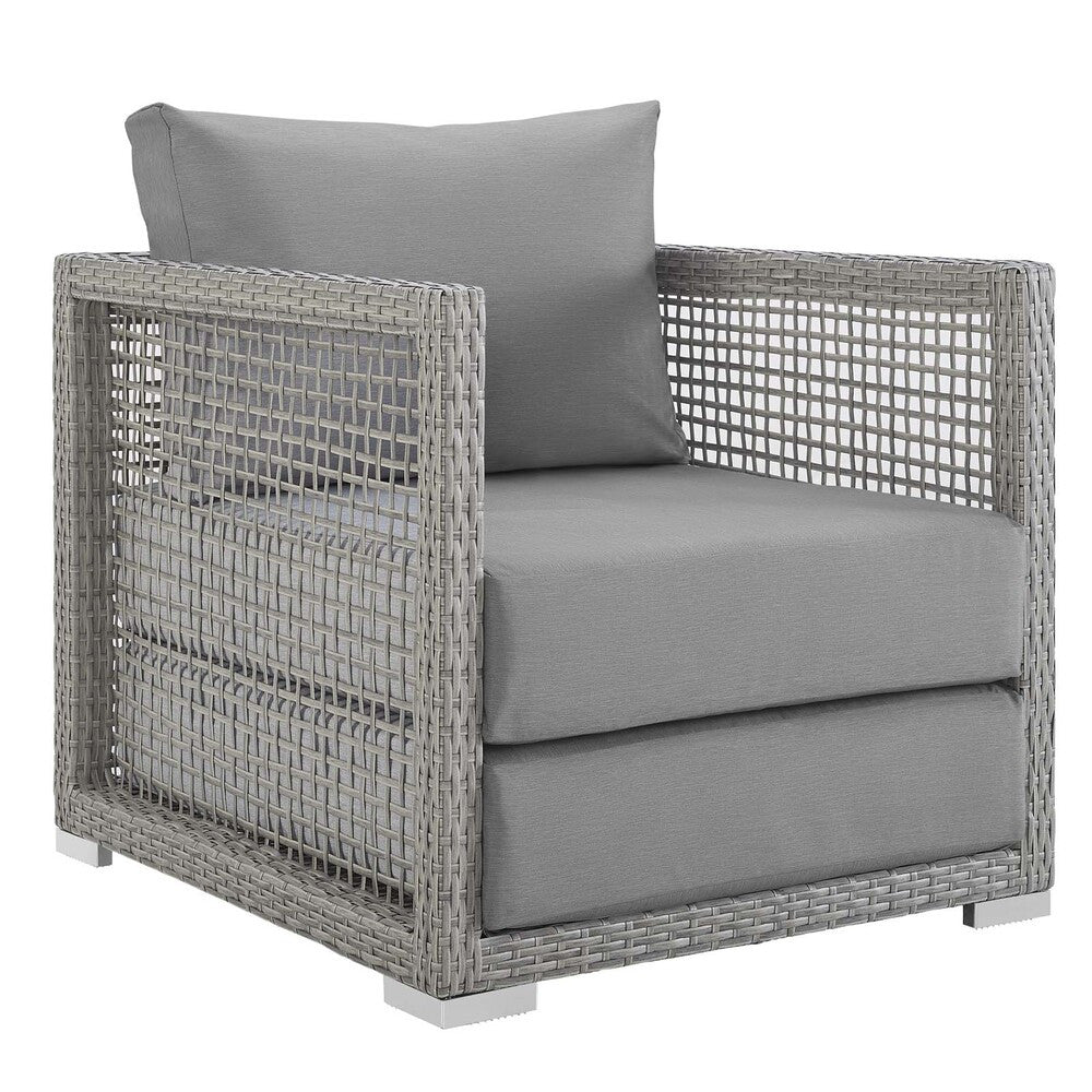 EEI-3595 Aura 3 Piece Outdoor Patio Wicker Rattan Set by Modway