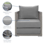 EEI-3597 Aura 3 Piece Outdoor Patio Wicker Rattan Set by Modway
