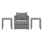 EEI-3597 Aura 3 Piece Outdoor Patio Wicker Rattan Set by Modway